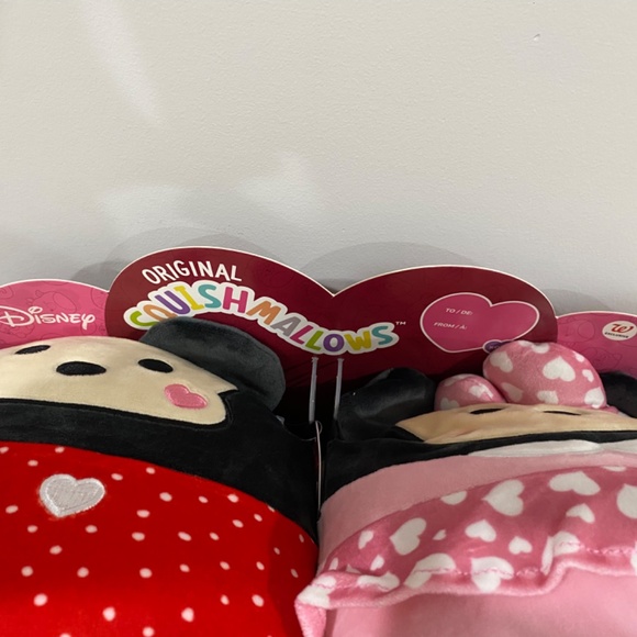 Squishmallows Valentines Disney Mickey Minnie Pair - Picture 5 of 5
